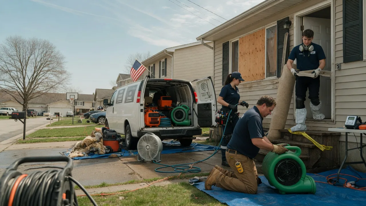 Water Damage Restoration in Kane, IL near me